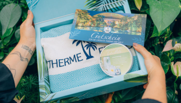 Hamam Geschenkbox Blau