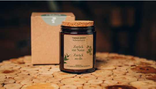 Scented Candle Herbs and Black Tea