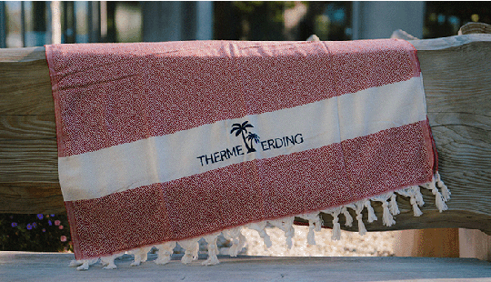Therme Erding Hamamtuch Bordeaux