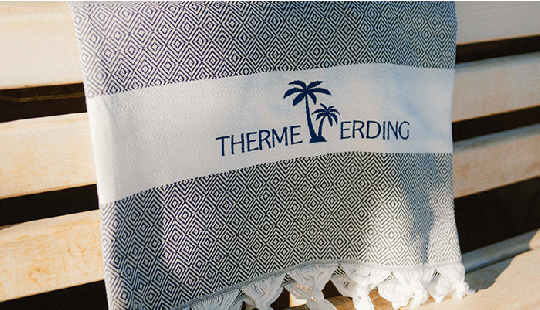 Therme Erding Hamamtuch Schwarz