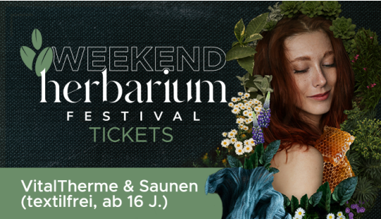 Herbarium Weekend Ticket Vital & Sauna